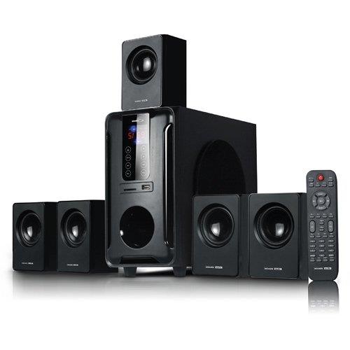 Acoustic Audio AA5105 Home Theater 5.1 Speaker System 700W and 5 Extension Cables AA5105 5