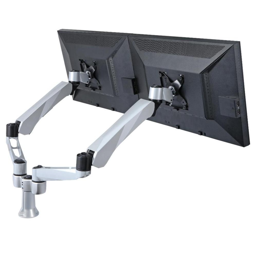 Cotytech Dual Desk Mount Spring Arm Quick Release   Clamp Base