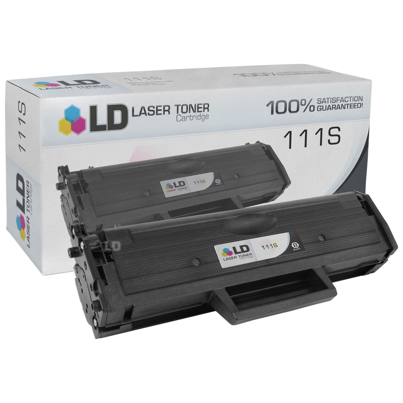 LD © Compatible Replacement for Samsung MLT D111S Black Laser Toner Cartridge for use in Samsung Xpress M2020W, and M2070FW Printers