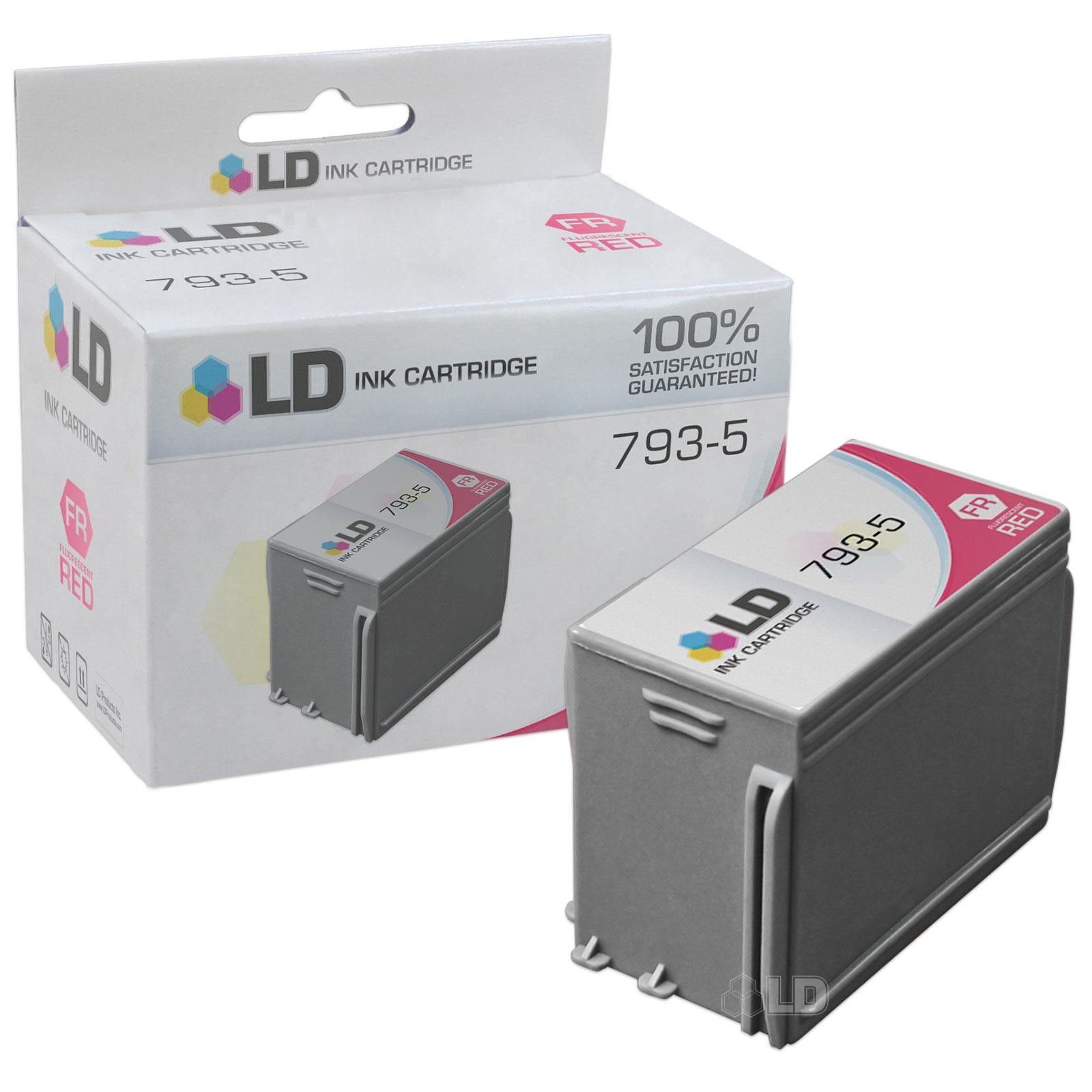 LD © Compatible Pitney Bowes 793 5 Set of 8 Fluorescent Red Ink Cartridges for Pitney Bowes Digital Mailing & Post Meters