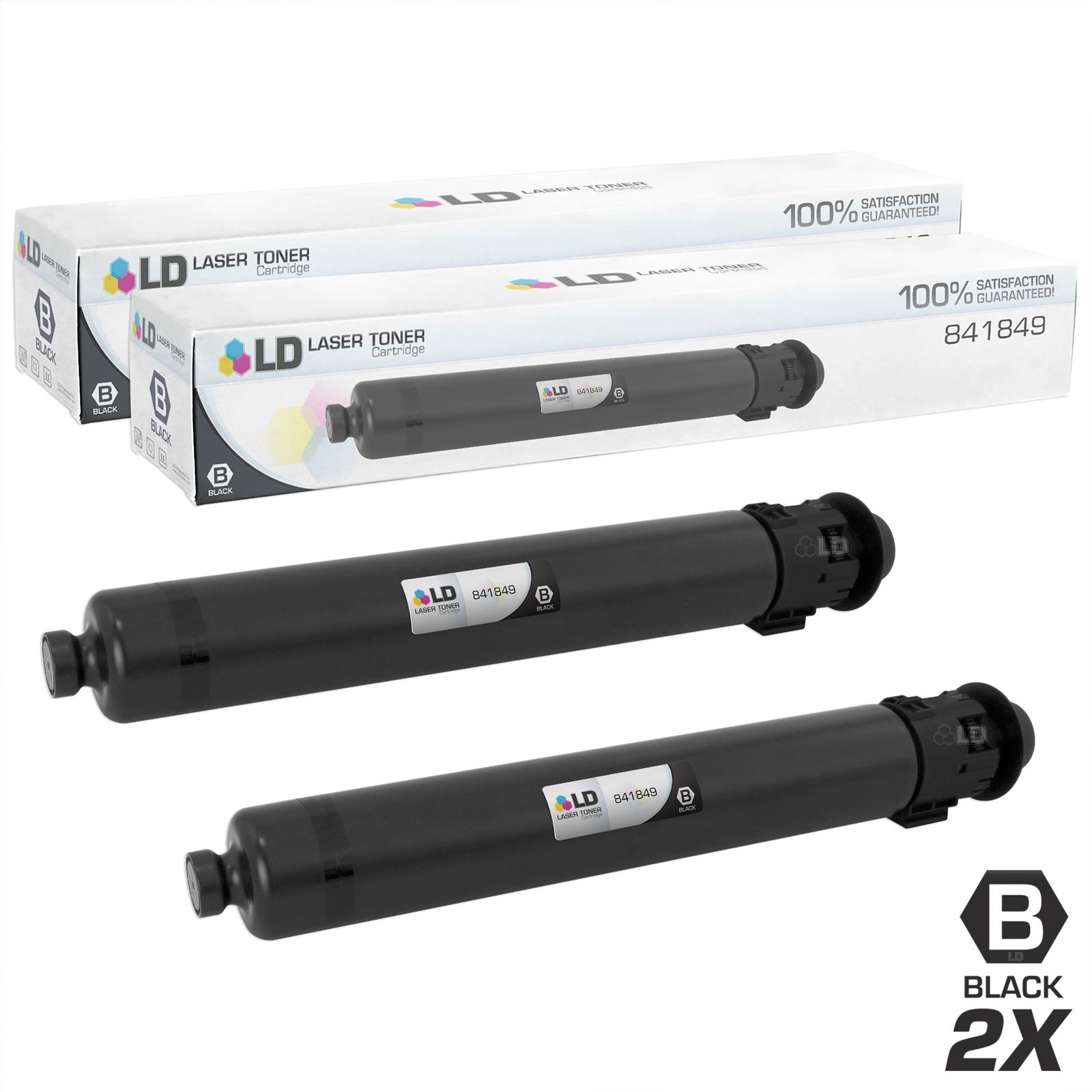 LD © Compatible Ricoh 841849 Set of 2 Black Laser Toner Cartridges for use in Lanier, Savin and Ricoh MPC4503, MPC5503, & MPC6003