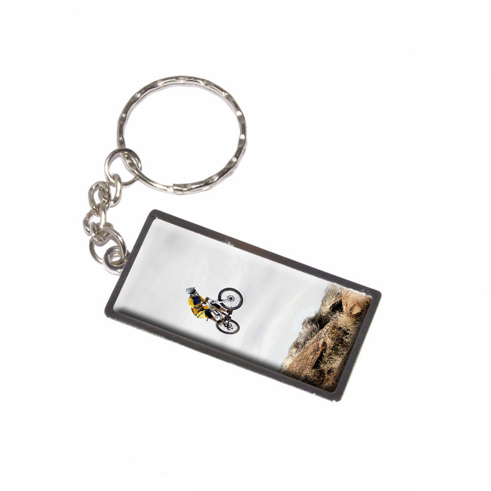 Mountain Bike Biking Keychain Key Chain Ring