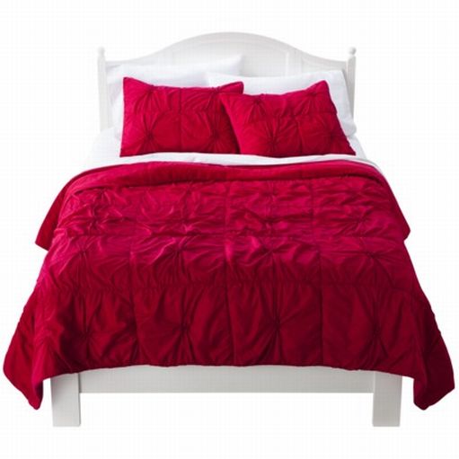 Xhilaration Twin XL Bed Coverlet Hot Pink Knotted Comforter Bedspread Cover