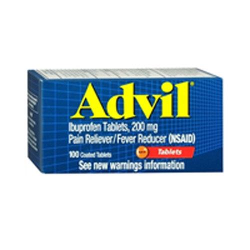 Advil Pain Reliever And Fever Reducer Coated Tablets, 200 mg, 50 tabs by Advil