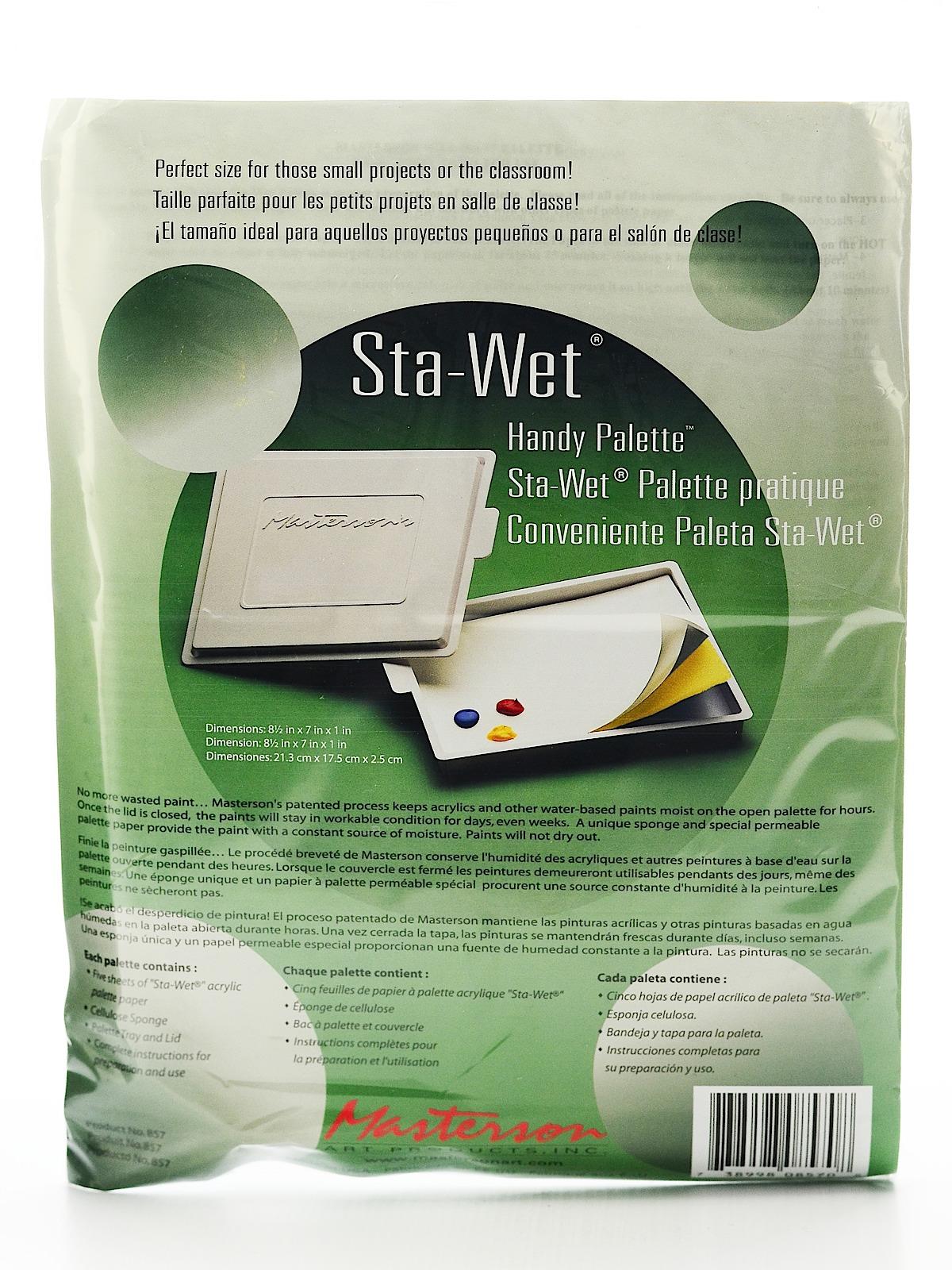 Masterson Sta Wet Handy Palette each no. 857 sta wet handy palette  [Pack of 2]