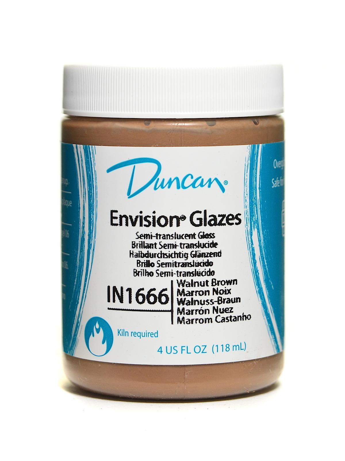 Duncan Toys Envision Glazes walnut brown translucent 4 oz.