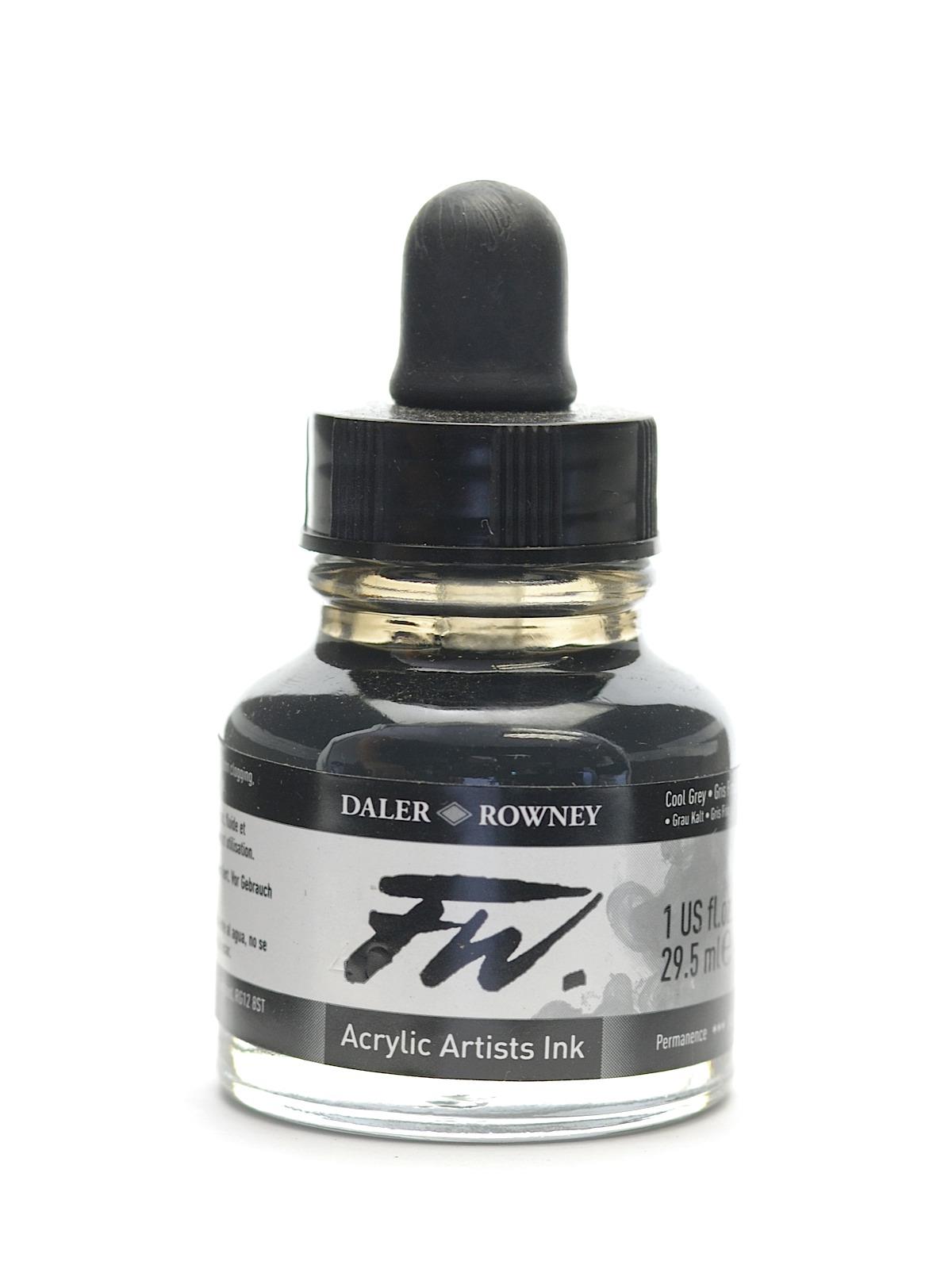 Daler Rowney FW Artists' Ink Prussian blue hue 1 oz.