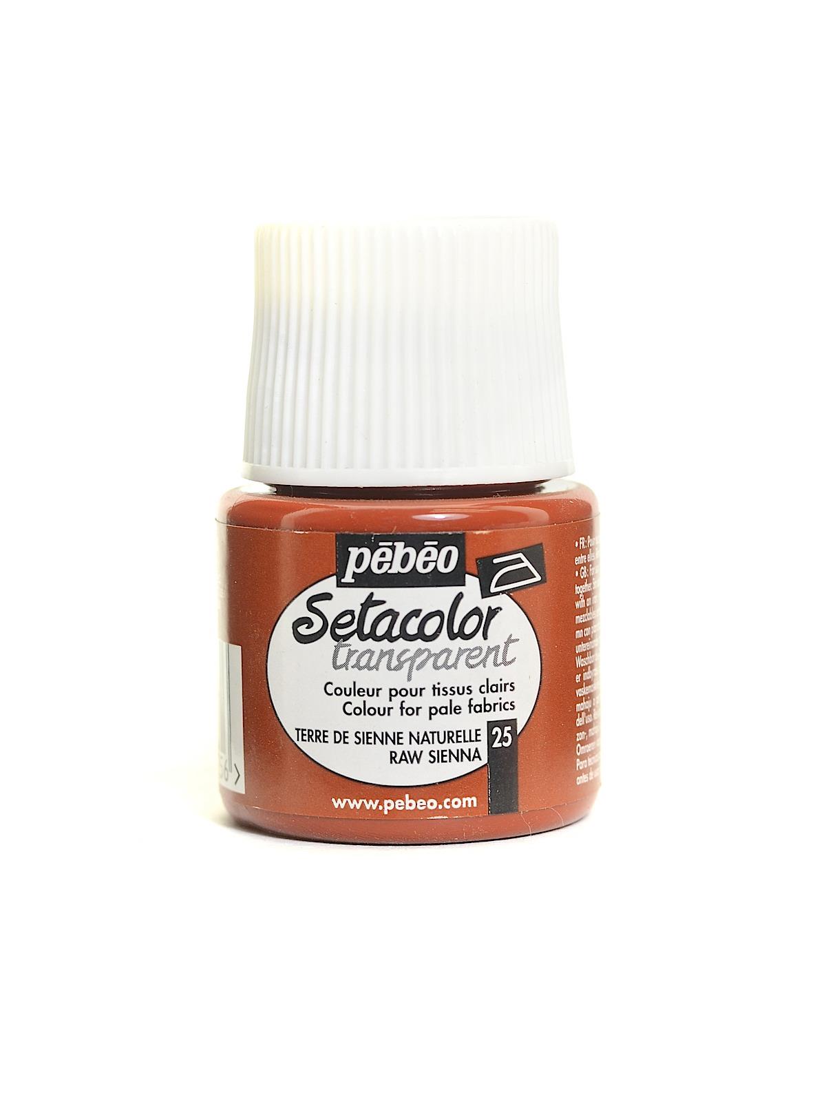 Pebeo Setacolor Transparent Fabric Paint fluorescent orange 45 ml