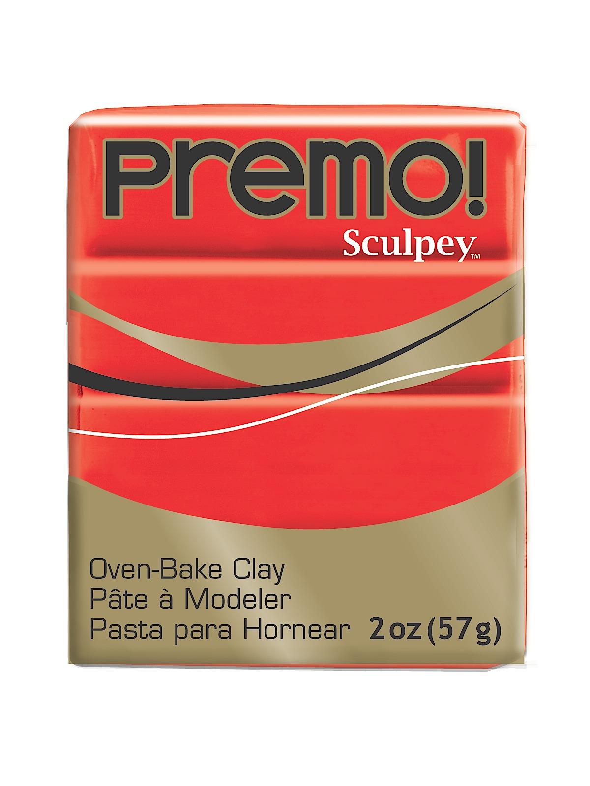 Sculpey Premo Premium Polymer Clay fuchsia 2 oz.  [Pack of 5]