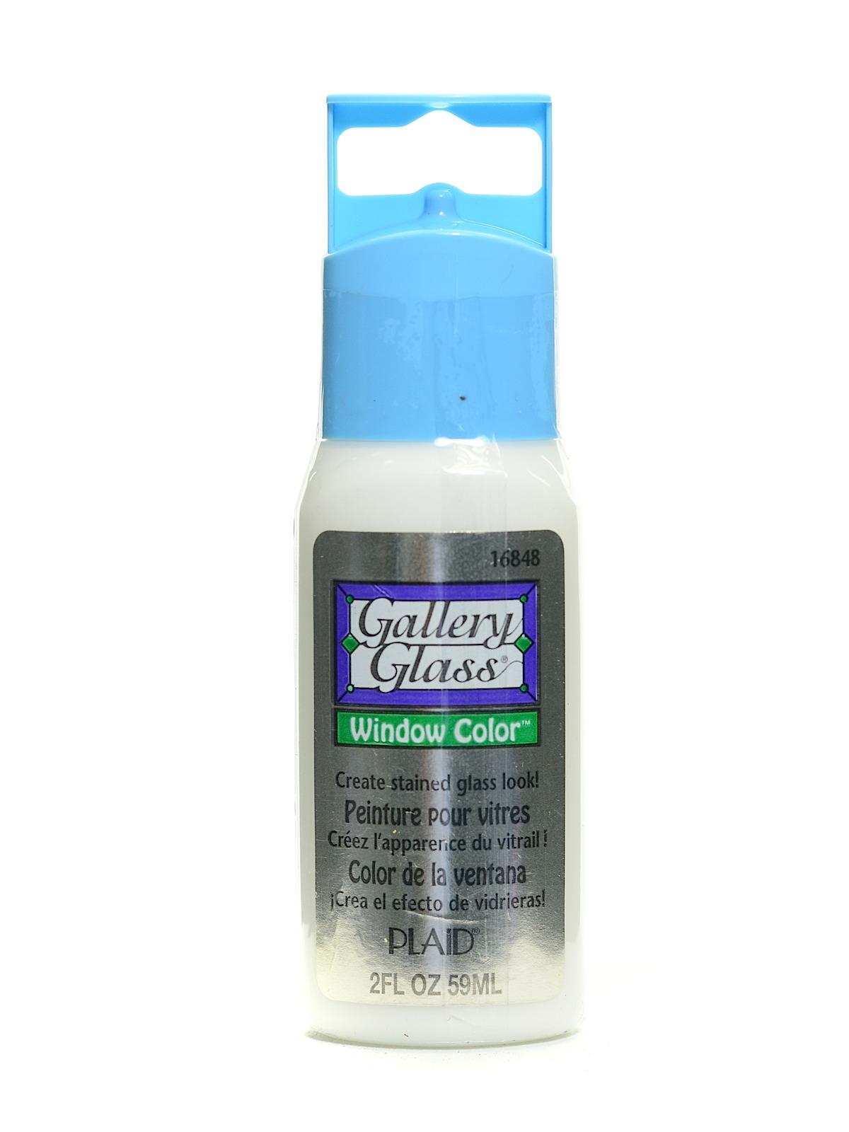 PLAID Gallery Glass Window Color glitter silver 2 oz.