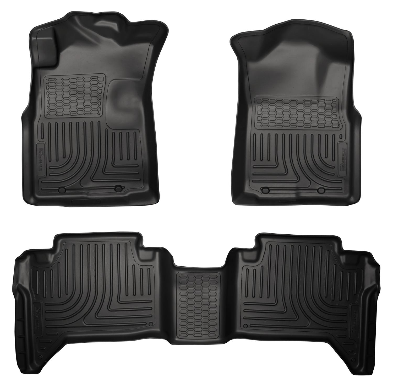 Husky Liners Weatherbeater Series Front & 2Nd Seat Floor Liners 98951 2005 2015  Toyota Tacoma