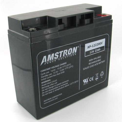 Amstron 12V/22Ah Electric Vehicle VRLA Battery   R Terminal