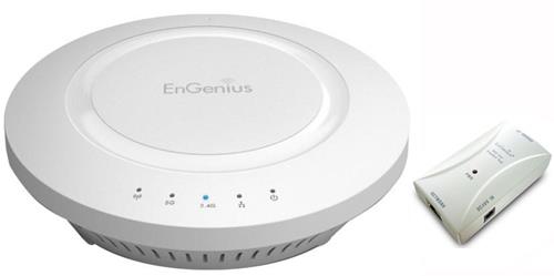 EnGenius N EAP350 KIT N300 Indoor Wireless N Gigabit Access Point with Gigabit PoE Injector