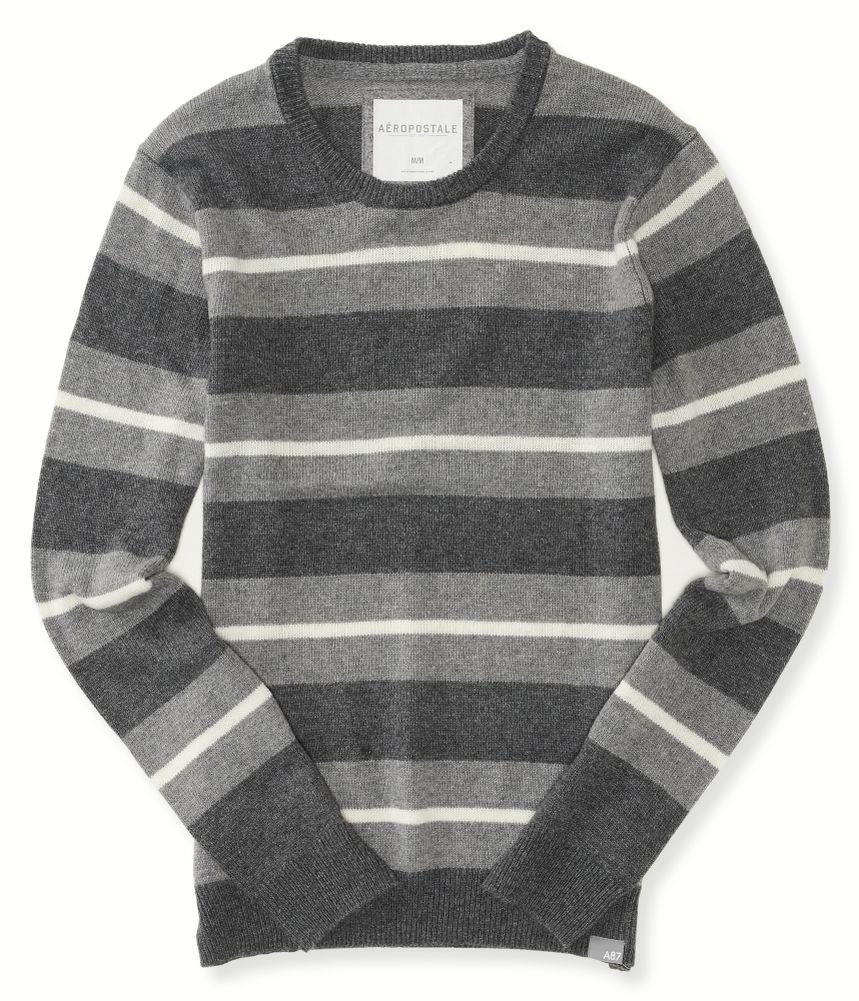 Aeropostale Mens Striped Pullover Sweater 433 S