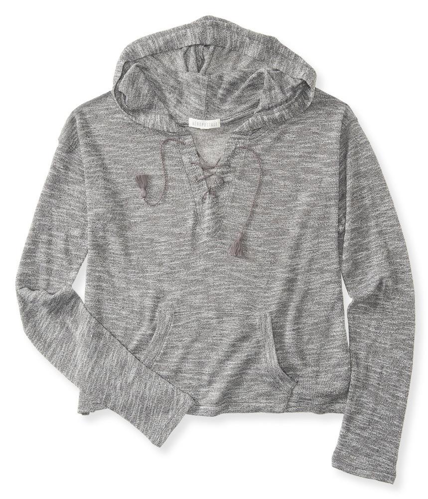 Aeropostale Womens Cropped Hoodie Sweatshirt 158 XS