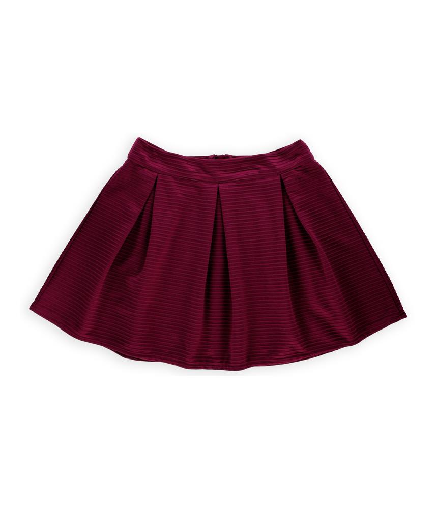 Aeropostale Womens Hanna Pleated Mini Skirt 580 M 