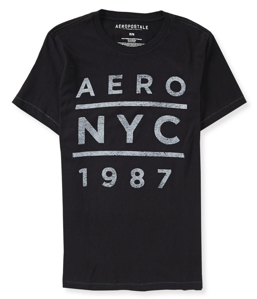 Aeropostale Mens NYC 1987 Graphic T Shirt 102 2XL