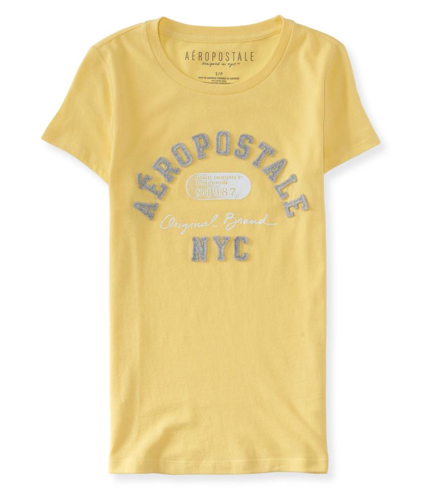 Aeropostale Womens Original NYC Embellished T Shirt 052 L