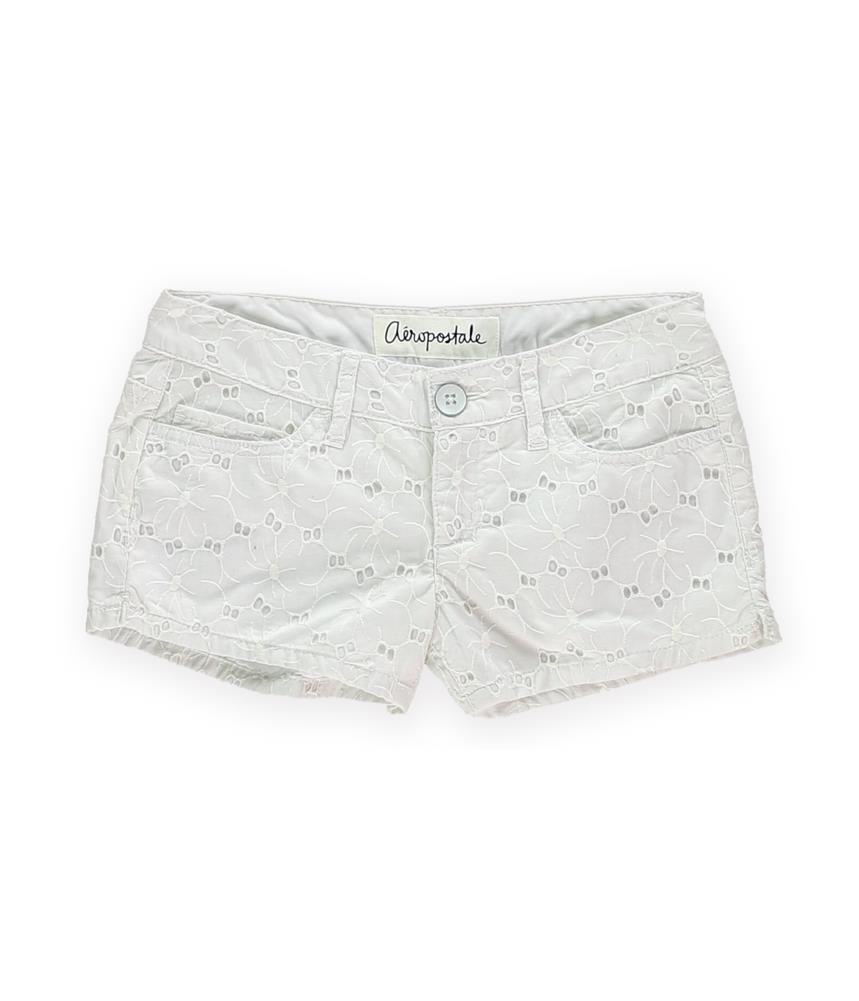 Aeropostale Womens Lace Shorty Casual Chino Shorts 828 0 