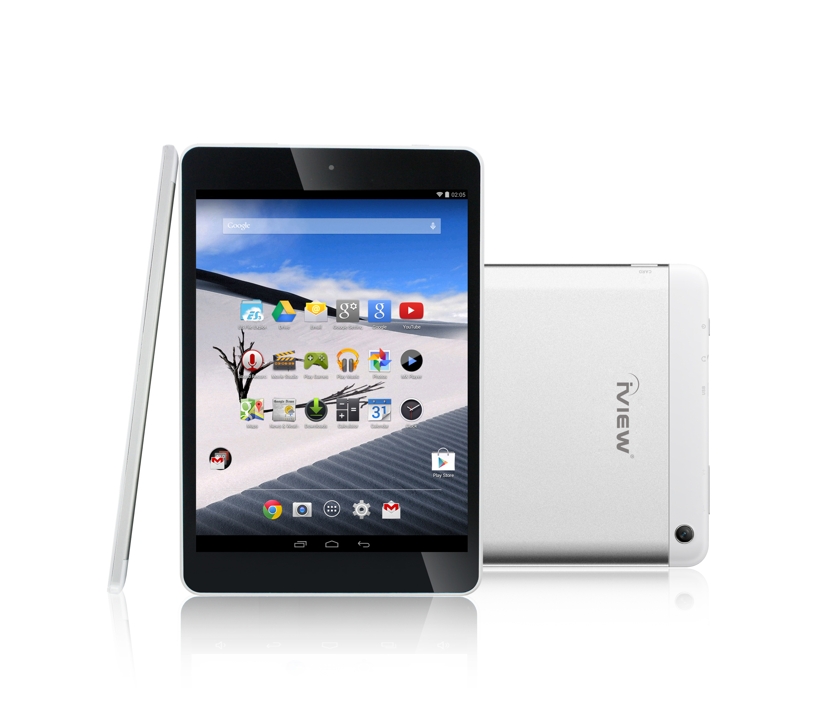 IVIEW 785Q  7.85” Quad Core Android 4.4 GMS Certified tablet with Intel Inside includes carrying case