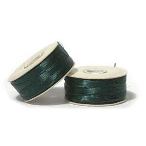 Nymo Nylon Bead Thread Sz D (Delicas) "Ever Green" 64Yd