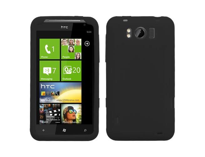 Black Silicone Gel Skin Phone Case Protector for HTC Titan X310a 
