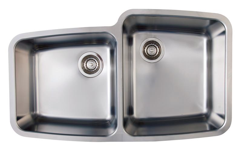 Blanco 441002 Performa Medium 1 3/4 Inch Bowl Undermount Sink, Satin Polished