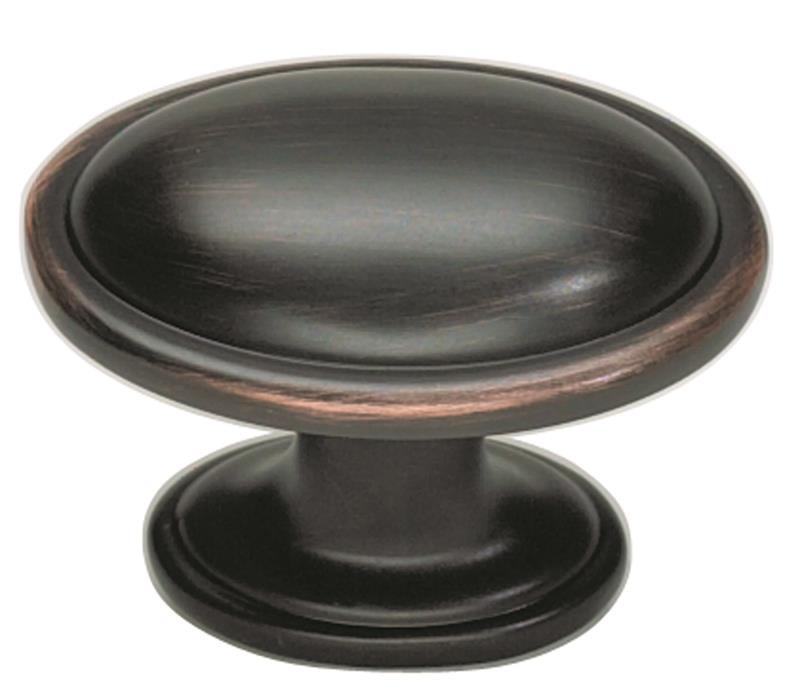 Atlas 316 VB 1.33" Austen Oval Knob   Austen Coll., Venetian Bronze