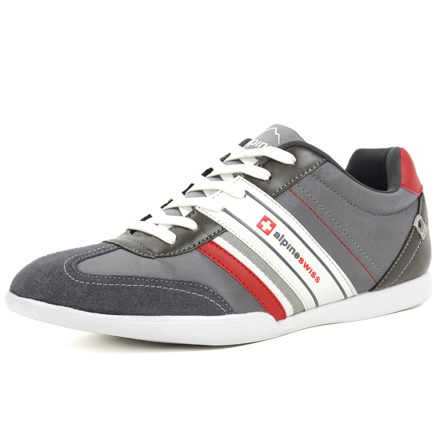 AlpineSwiss Ivan Men's Tennis Shoes Fashion Sneakers Retro Classic Tennies Casual