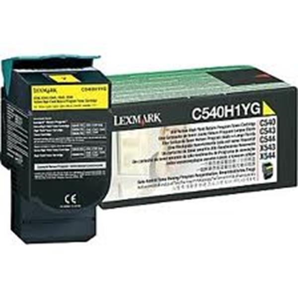 LEXMARK BR C748E, 1 HI RTN PROG YELLOW C748H1YG by LEXMARK