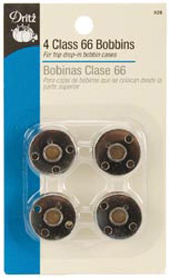 Metal Class 66 Bobbins 4/Pkg