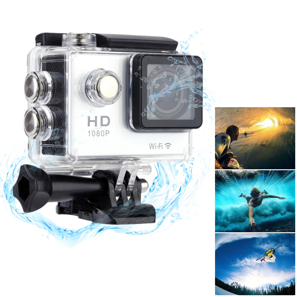 WiFi Diving 30M Waterproof Sport Action Camera 1080P 2.0" 170° Wide Angle