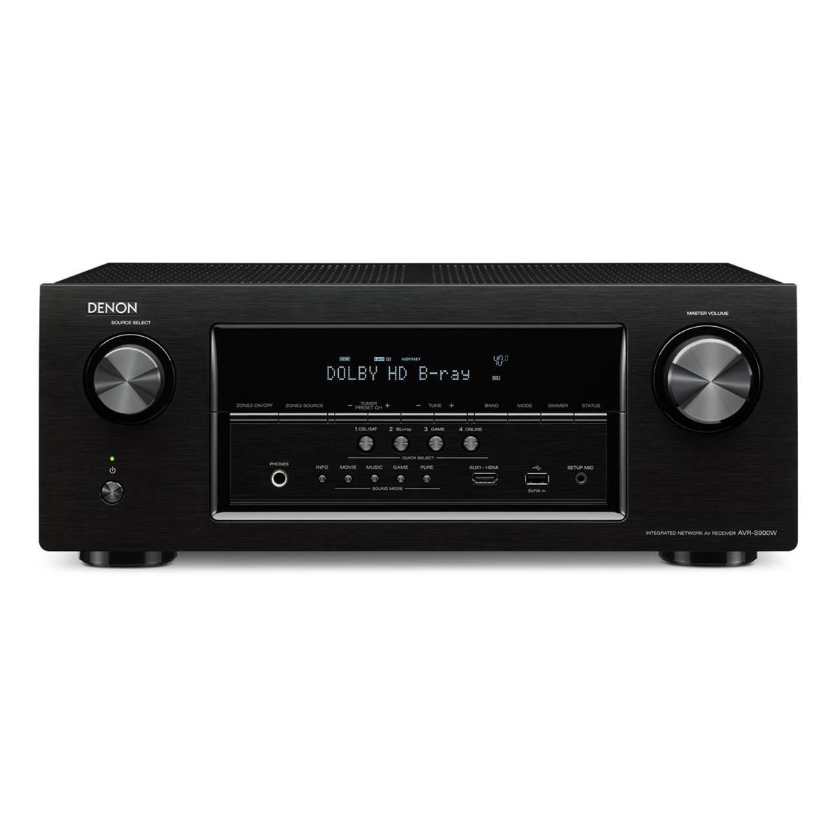 Denon AVR S900W 7.2 Channel AV Receiver   4K Compatible / Wifi /Bluetooth