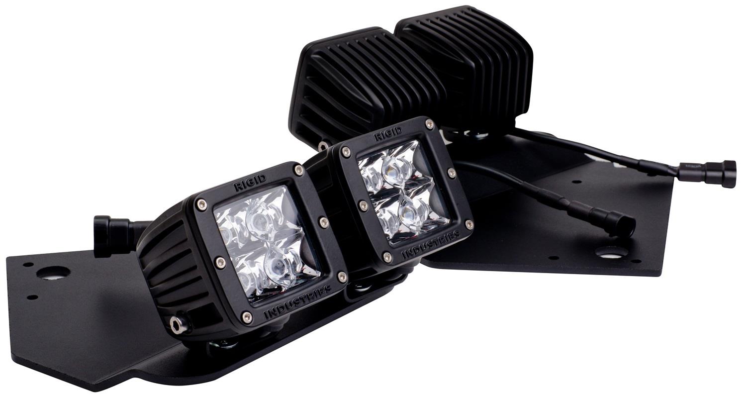 Rigid Industries 40138 Fog Light Replacement Kit; For Use w/LED Dually/D2 Series Lights; Lights Sold