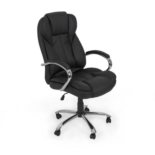 Best Choice Products PU Leather High Back Executive Office Chair with Metal Base