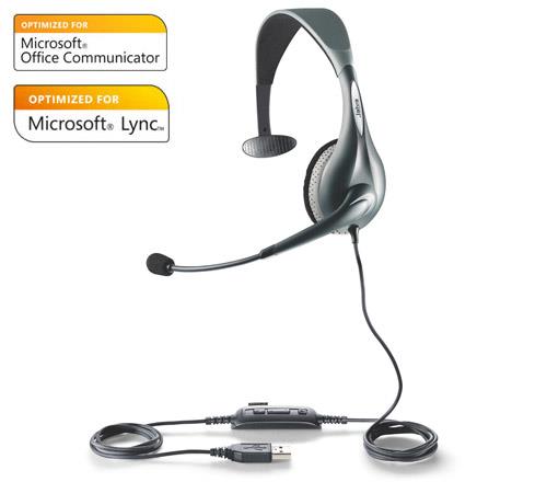 Jabra Voice 150 Mono MS USB Headset w/ Noise Canceling Microphone