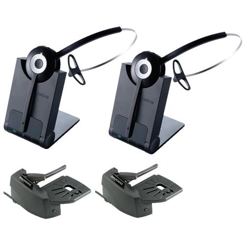 Jabra PRO 920 DECT 6.0 Single Earpiece Headset W/ Lifter (2 Pack)