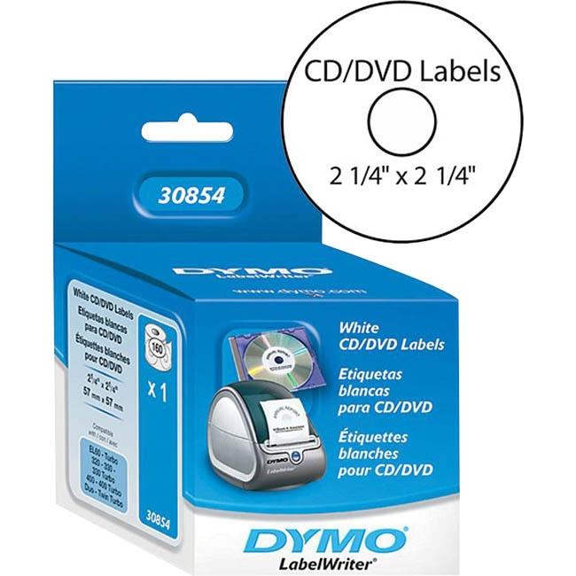 Dymo 30854M LABEL, DYMO CD/DVD 2 1/4", 160 ROLL