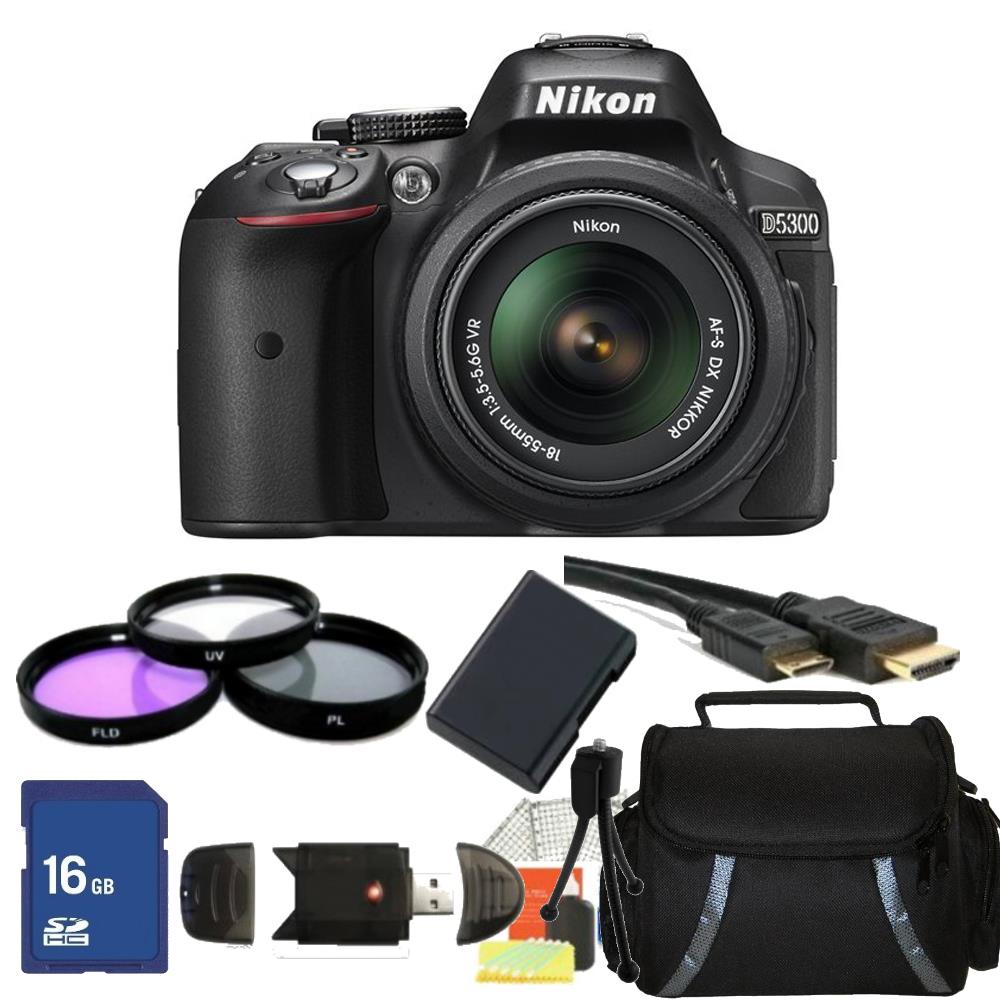 Nikon D5300 Digital SLR Camera With 18 55mm Lens Kit 1