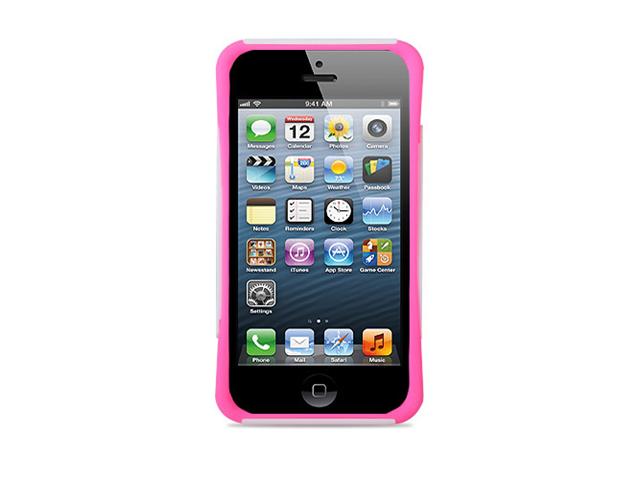 GPCT New Hard Hybrid Case Cover Rubberized Siliconeor Apple iPhone 5 Pink