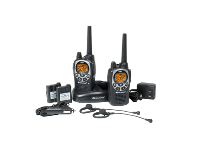 MIDLAND GXT1050VP4 50 Channel 36 Mile Waterproof 2 Way GMRS Radio (Pair)