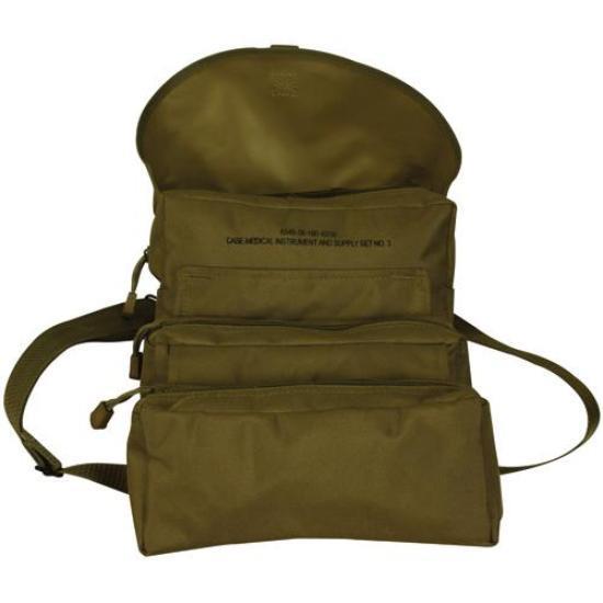 Coyote Brown Trifold Medical Bag & First Aid Kit  