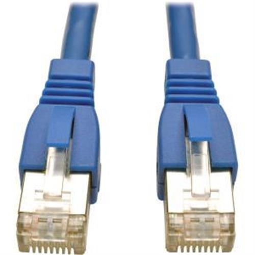 TRIPP LITE N262 005 BL 5 ft. Cat 6A Blue Shielded Augmented Cat6 (Cat6a) Shielded (STP) Snagless 10G Certified Patch Cable, (RJ45 M/M)