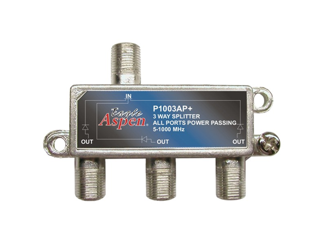 EAGLE ASPEN 500303 1,000 MHz Splitter (3 Way)