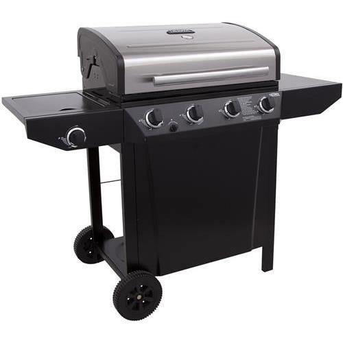 Char Broil 461442114 Thermos 4  Burner Gas Grill C 45G   3 Sq. ft.   Black