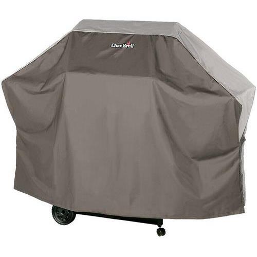 Char Broil 4488183 Grill Accessory   Tan Grill Cover fits cart style grills up to 66 x 26 Heavy duty nylon lined vinyl Nylon closure strips