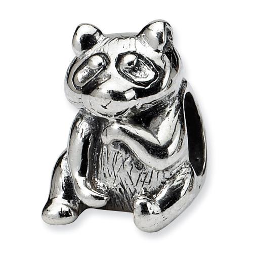 Sterling Silver Reflections Racoon Bead