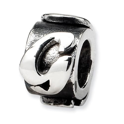 Sterling Silver Reflections Letter G Message Bead