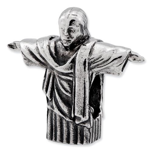 Sterling Silver Reflections Christ the Redeemer Bead