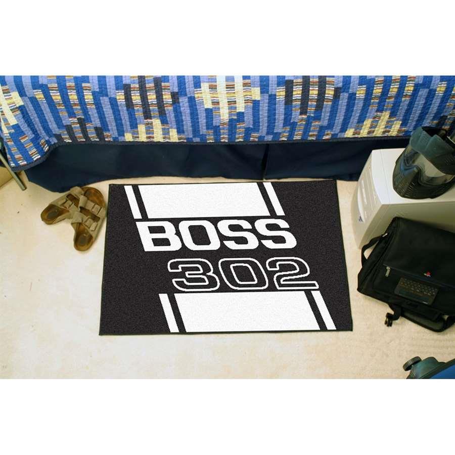 Fanmats Ford   Boss 302  Starter Rug 19"x30"   Black